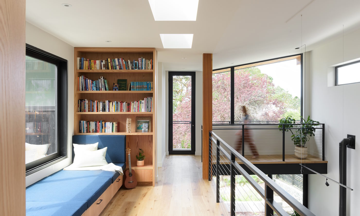 bookshelf inside home